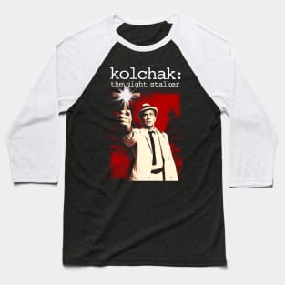 Kolchak The Night Stalker Baseball T-Shirt